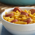 Mac & Cheese Hot Dog Skillet